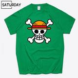 Men's One Piece Luffy Harajuku Funny Cotton T Shirts Unisex Summer Cotton Workout Tshirts Anime Tops Boyfriend Gift - Viva Shirt