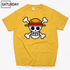 Men's One Piece Luffy Harajuku Funny Cotton T Shirts Unisex Summer Cotton Workout Tshirts Anime Tops Boyfriend Gift - Viva Shirt