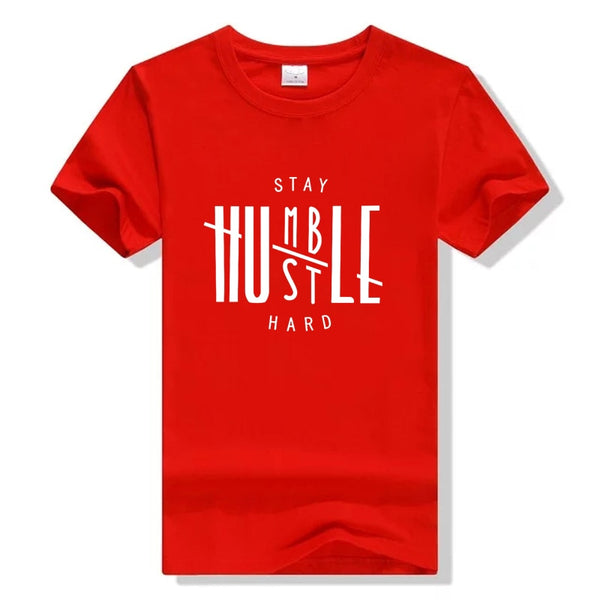 Stay Humble Hustle Hard T-shirt Christian women fashion funny grunge tumlbr tees cotton gift Jesus party tops tshirt leisure Tee - Viva Shirt