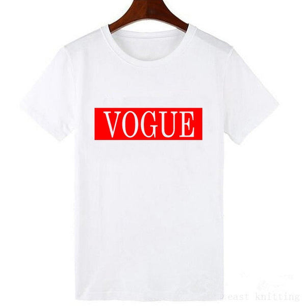 New Harajuku Letter Printing Summer Tops Fashion Casual Tees For Women Friends TV Show Shirt Gift T shirt - Viva Shirt