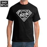 Showtly  Super Dad T Shirt  Party Tees Gift For Daddy Casual Cotton Super Soft Short Sleeve - Viva Shirt
