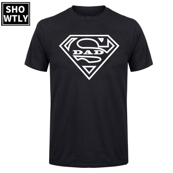 Showtly  Super Dad T Shirt  Party Tees Gift For Daddy Casual Cotton Super Soft Short Sleeve - Viva Shirt