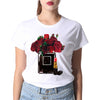 Vogue Style Women Round Neck White T-shirt Harajuku Short Sleeve Top Tees Girlfriend Gift - Viva Shirt