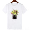 Vogue Style Women Round Neck White T-shirt Harajuku Short Sleeve Top Tees Girlfriend Gift - Viva Shirt