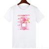 Vogue Style Women Round Neck White T-shirt Harajuku Short Sleeve Top Tees Girlfriend Gift - Viva Shirt