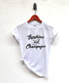 Sugarbaby New Arrival Sunshine and Champagne shirt quote T-shirt gift Woman tshirt Birthday gift shirt Graphic tee Clothing - Viva Shirt